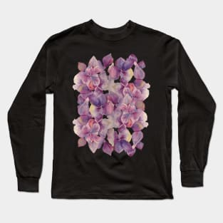 Watercolor Flowers Long Sleeve T-Shirt